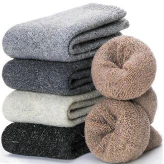 EBMORE 5 Pairs Womens Merino Wool Thermal Socks