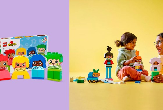 These Duplo toys teach toddlers how to express their feelings