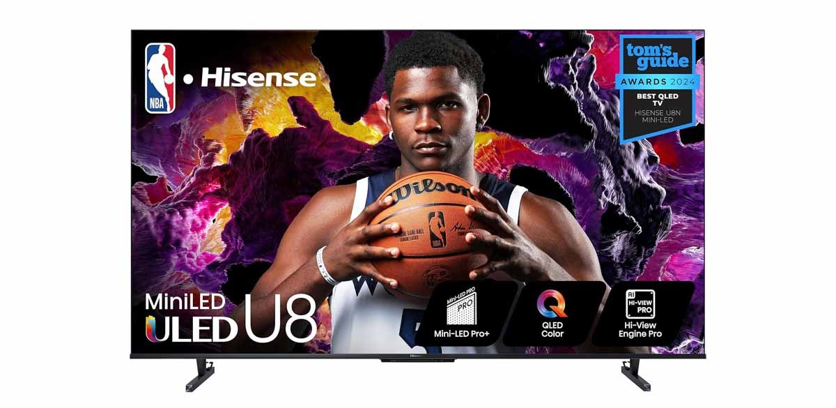 Hisense U8 Series 55U8N 55-Inch ULED 4K Smart TV