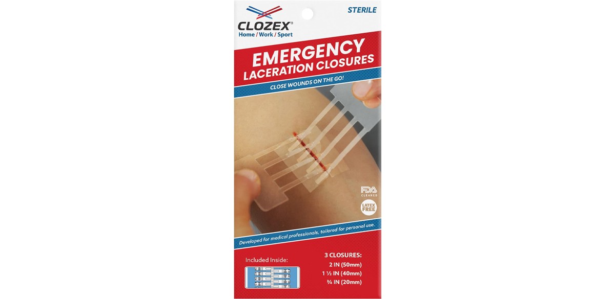 Clozex Emergency Laceration Closures Clozex Emergency Laceration Closures