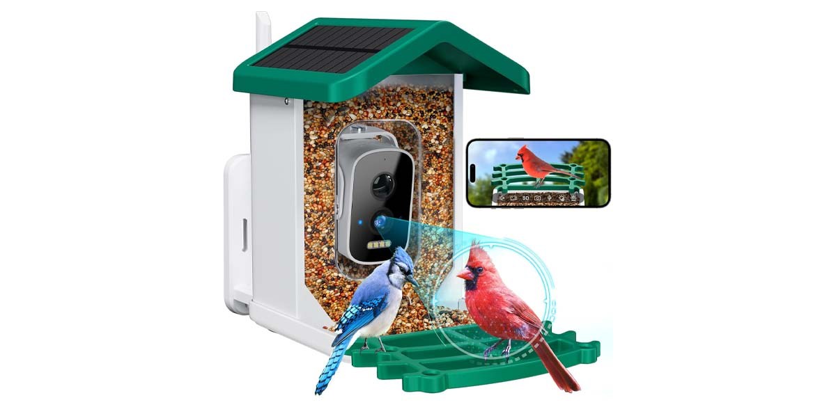 Fvwwe Smart Bird Feeder with Camera Fvwwe Smart Bird Feeder with Camera