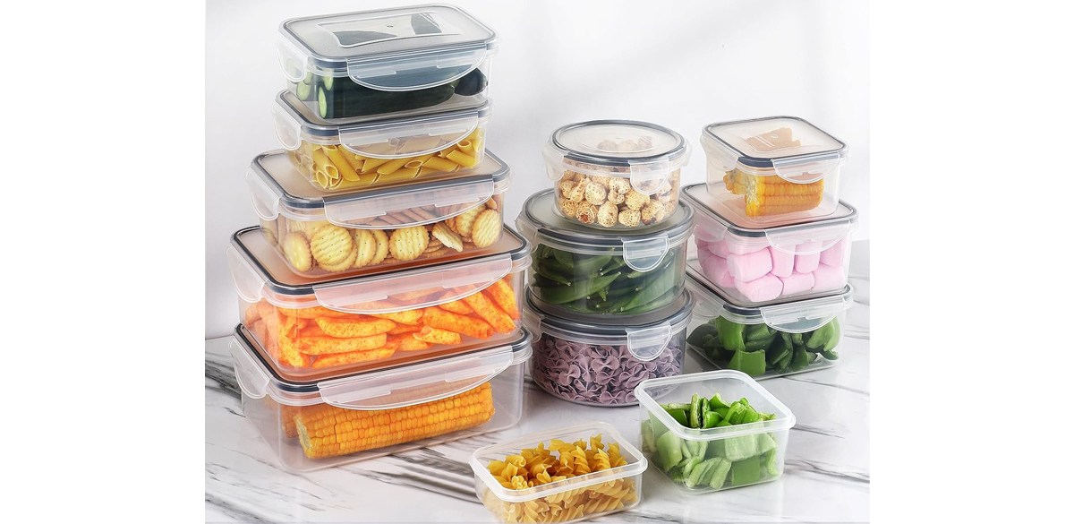 Homberking 32-Piece Food Storage Containers Set with Lids