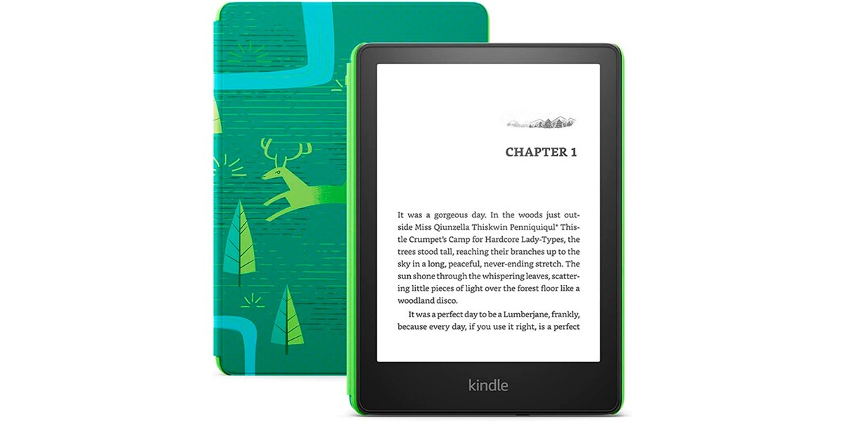 Amazon Kindle Paperwhite Kids on white background