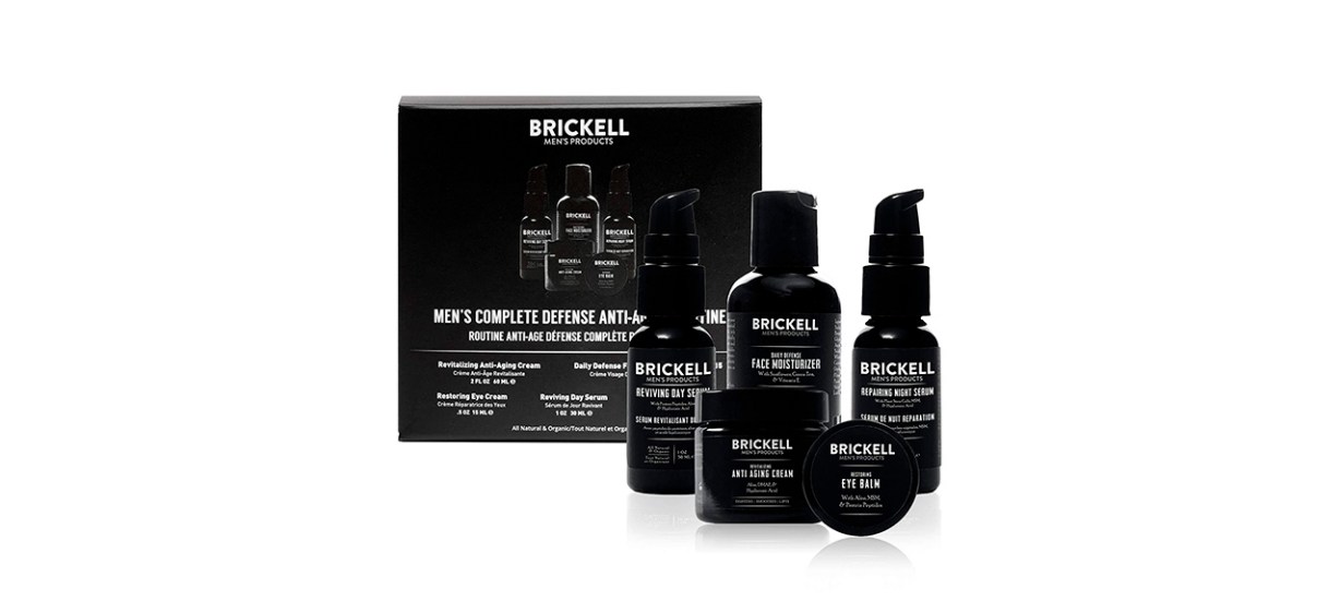 Best Brickell Men's Complete Defense Anti-Aging Routine