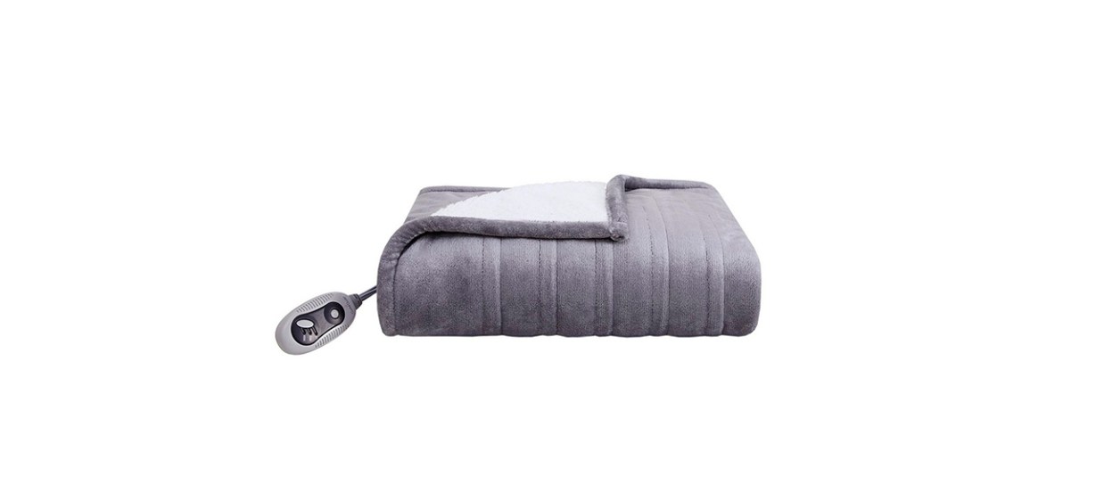 Best Cuddl Duds Heated Plush Sherpa Throw