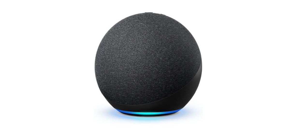 A spherical smart speaker