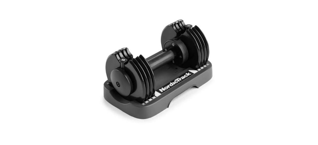 Best NordicTrack Select-a-Weight 25-Pound Adjustable Dumbbell