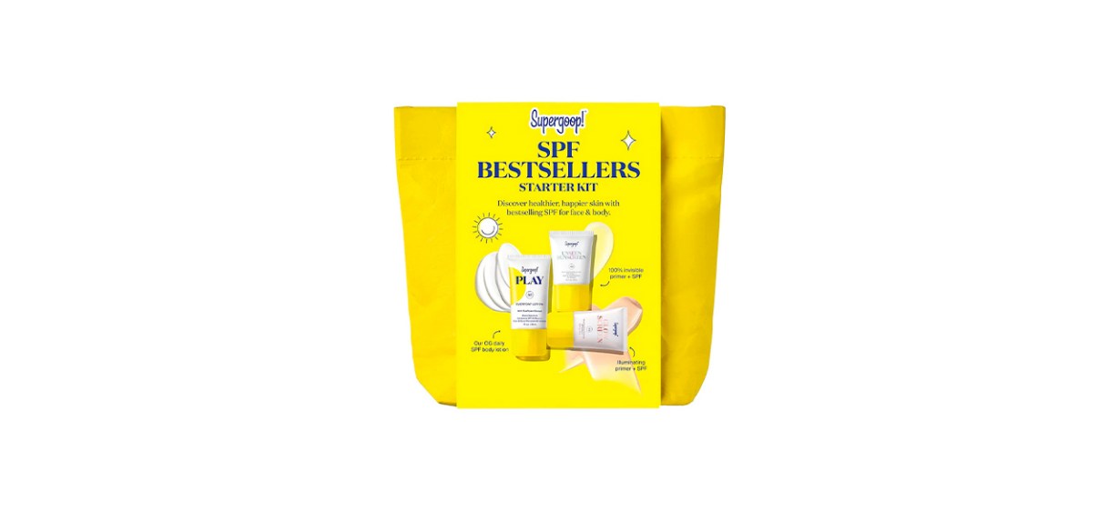 Best Supergoop! SPF Best Sellers Sunscreen and Lotion Starter Kit