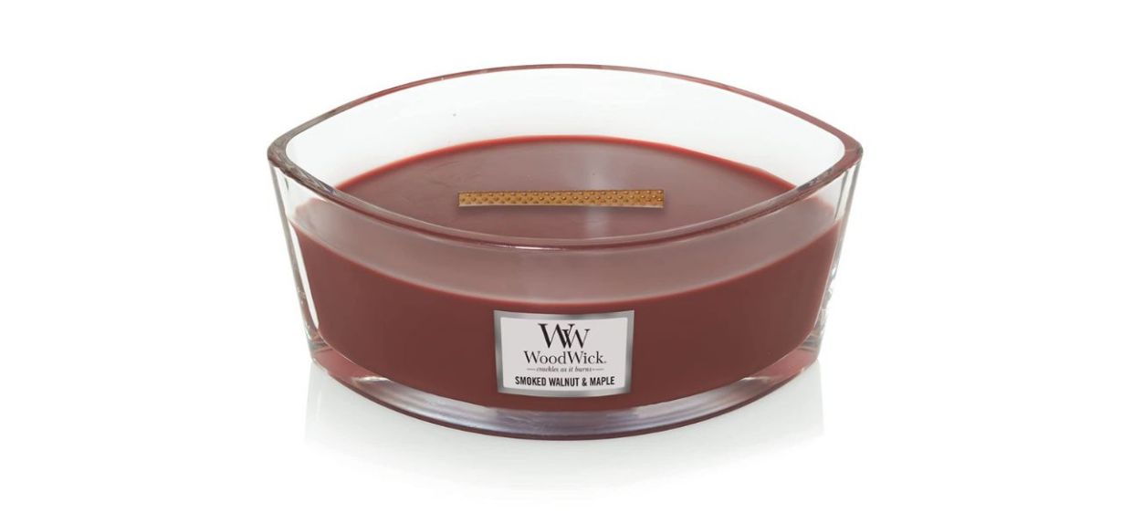 Best WoodWick Smoked Walnut and Maple Ellipse Candle 