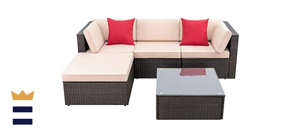 Devoko Five-Pieces Patio Furniture Set