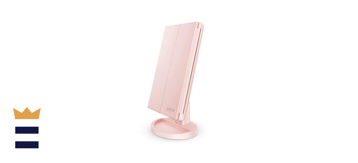 Dewisn Tri-Fold Lighted Vanity Mirror