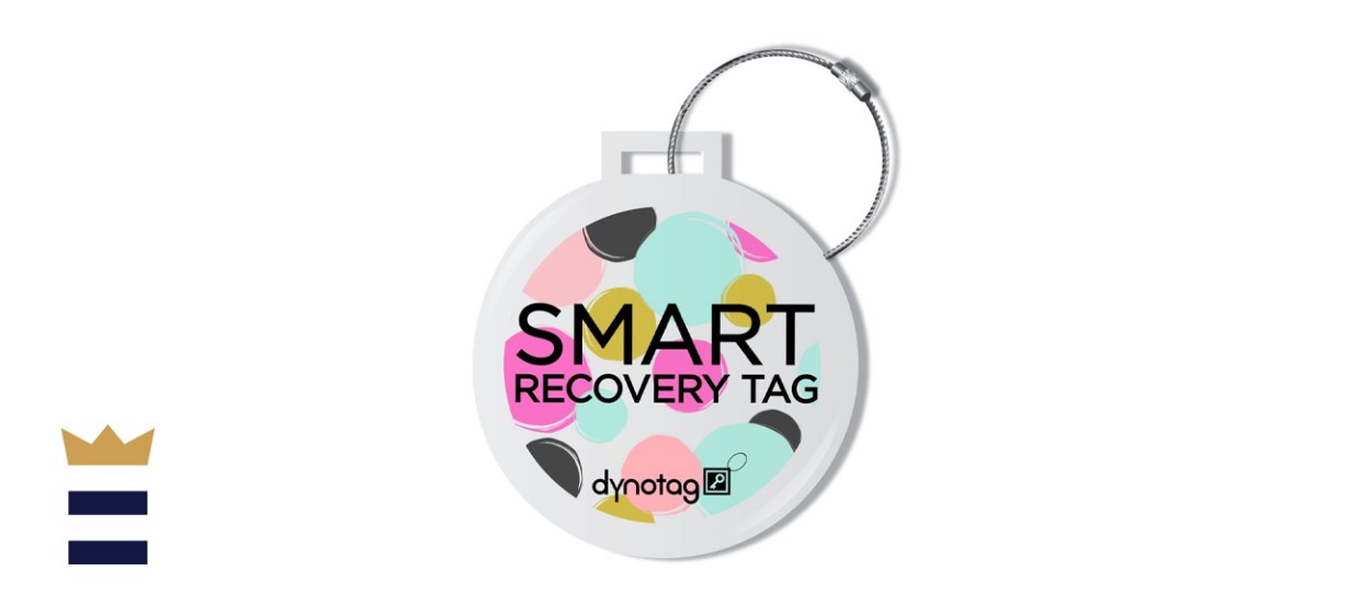 Dynotag Web Enabled Smart Deluxe Steel Luggage ID Tag