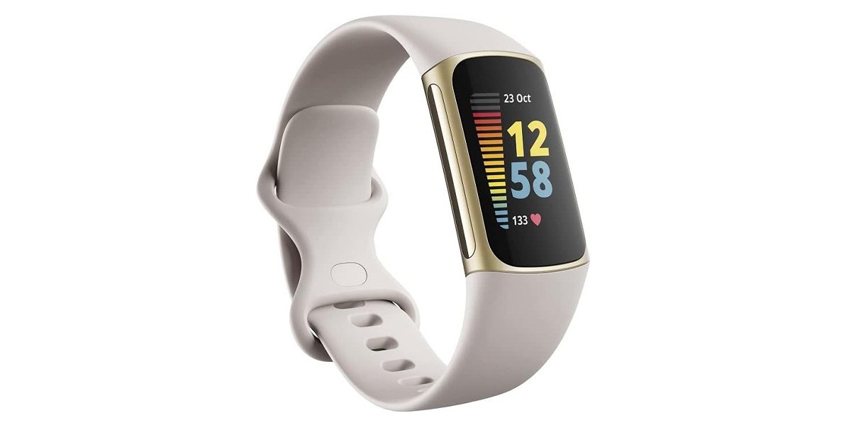 Fitbit Charge 5 on white background