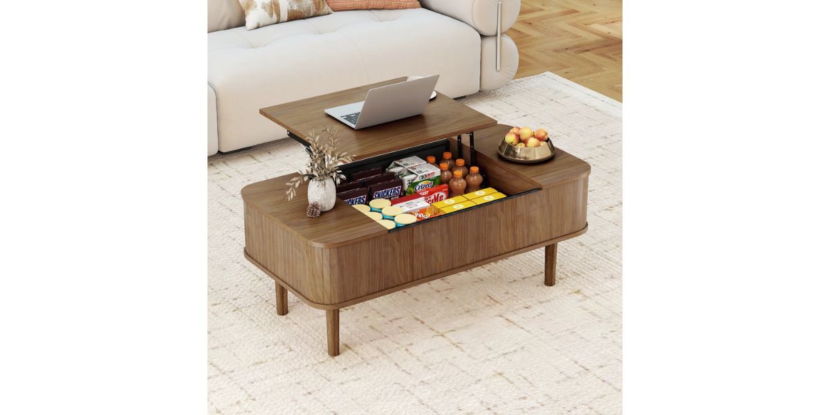 George Oliver 39.4'' Mid-century Modern Lift-top Coffee Table