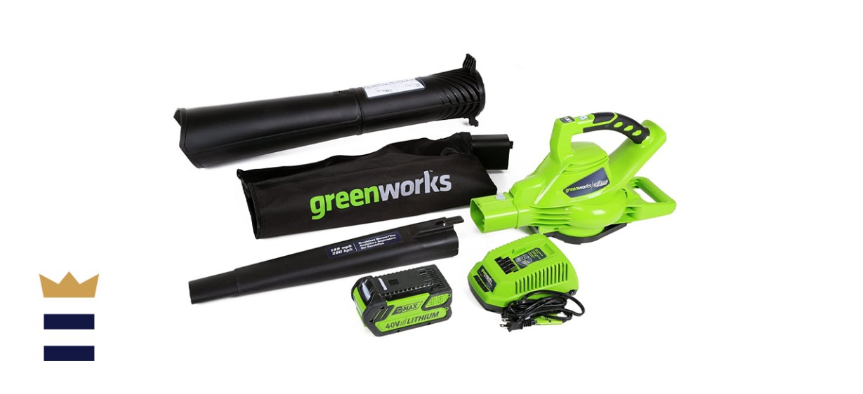 Greenworks Variable Speed Cordless Leaf Blower/Vacuum