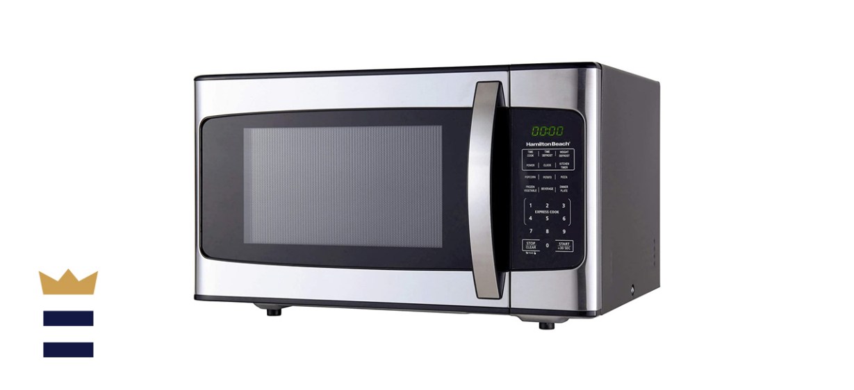 Hamilton Beach 1.1 Cubic Foot Stainless Steel Microwave