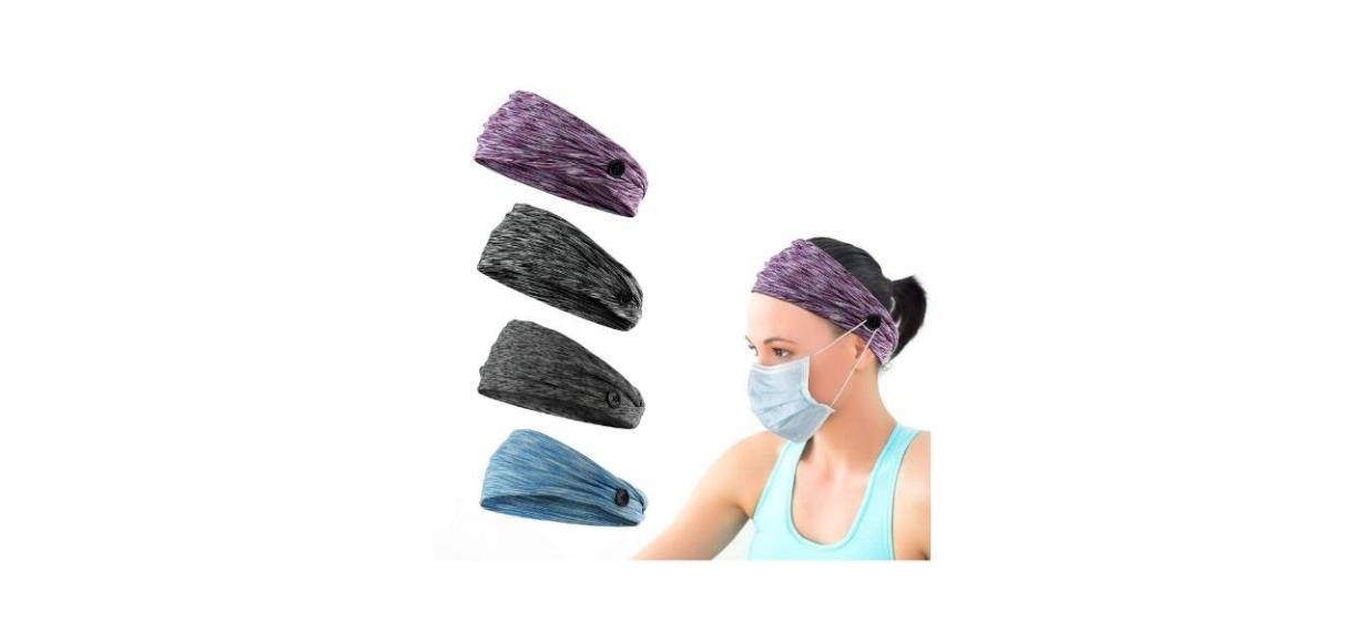 Madholly Button Headbands Madholly Button Headbands