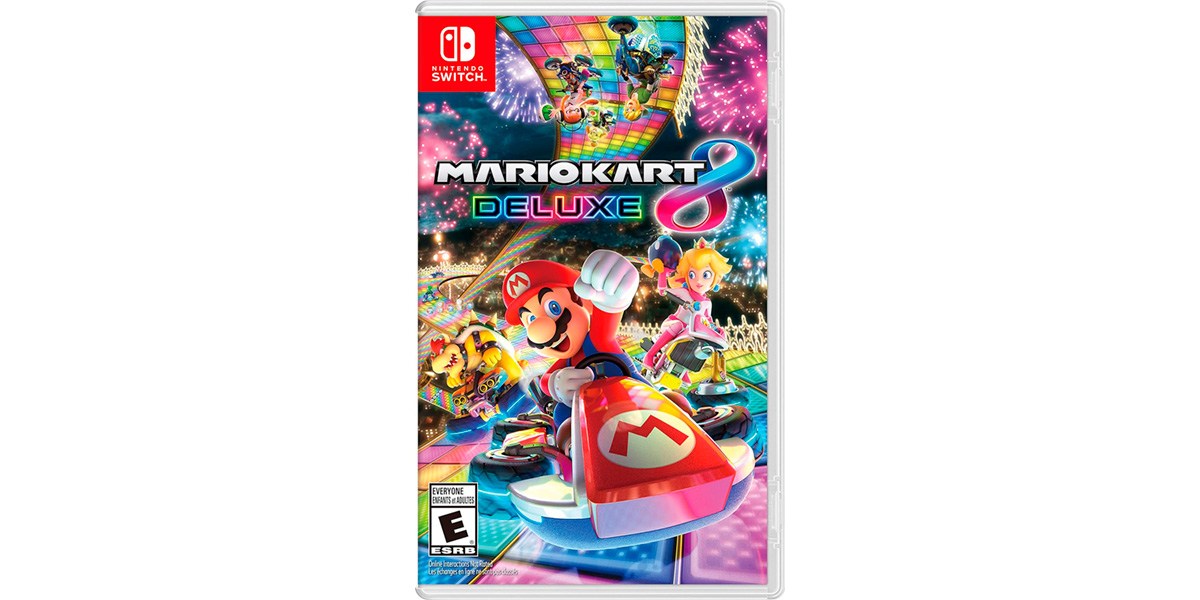 Mario Kart 8 Deluxe on white background