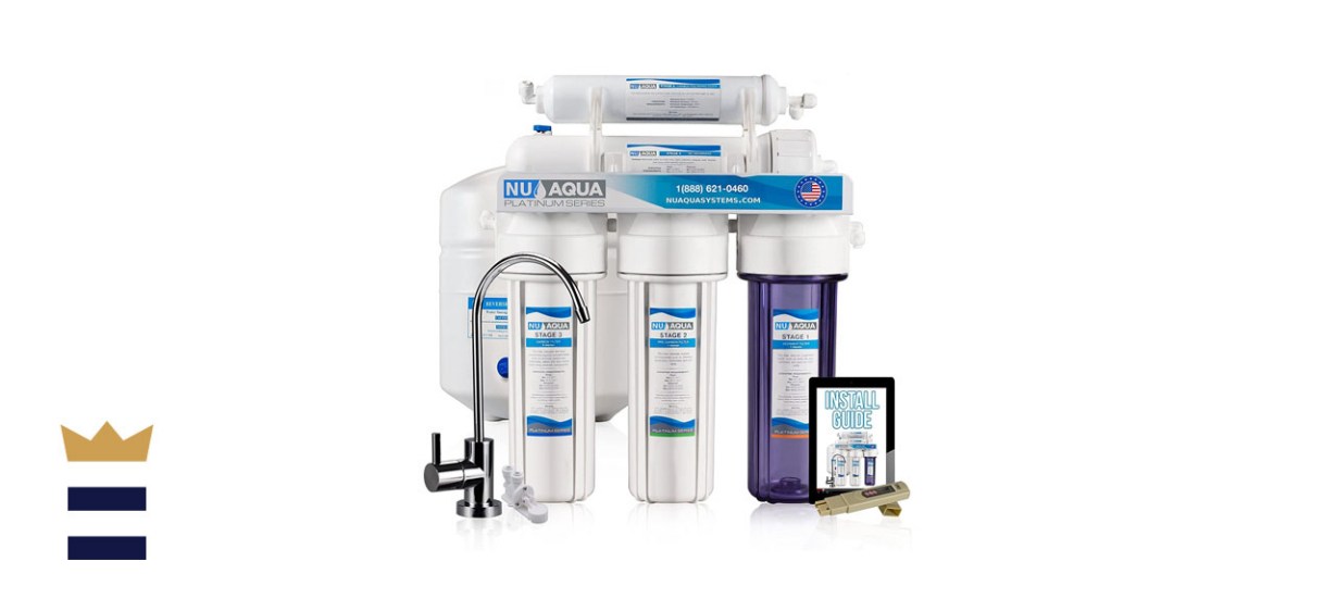 NU Aqua Platinum Series Deluxe High Capacity 100GPD 5-Stage Reverse Osmosis System