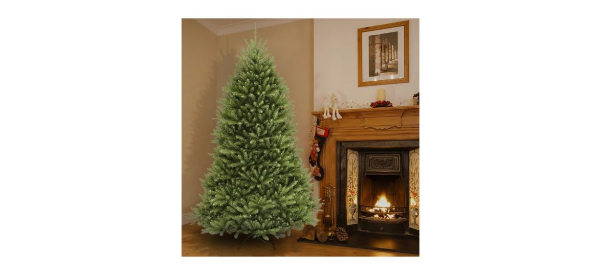 Christmas tree in a living room Christmas tree in a living room