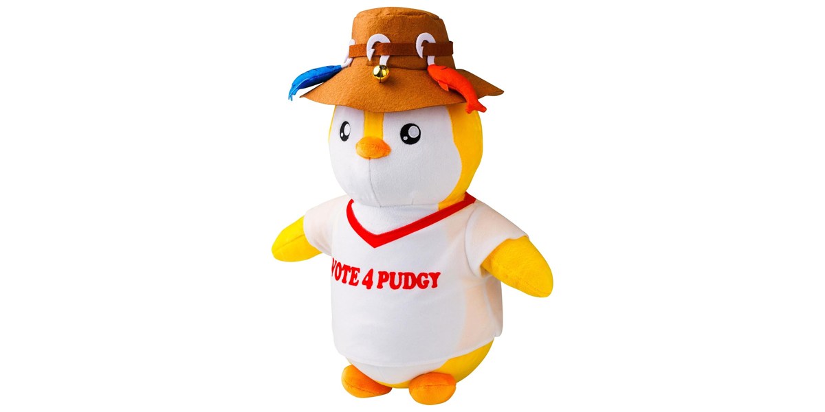 Pudgy penguin toy on white background Pudgy penguin toy on white background