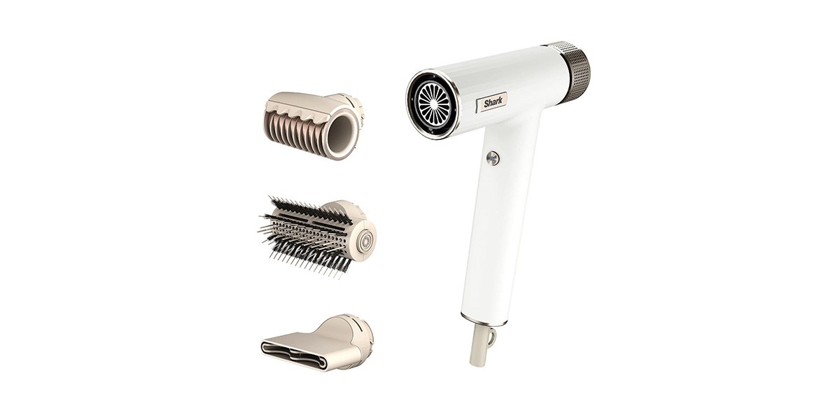 Shark SpeedStyle with attachments on white background