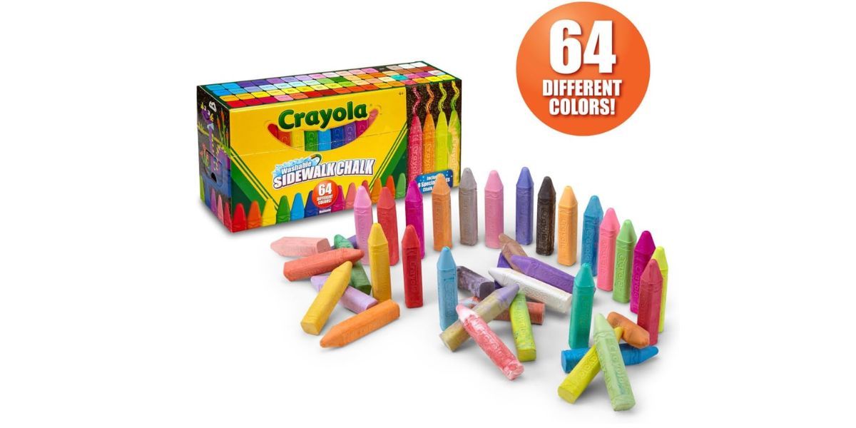 Crayola Ultimate Washable Chalk Collection (64ct)