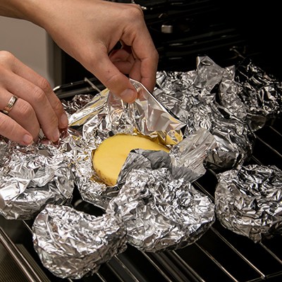 foil toaster oven