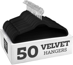 Zober Non-Slip Velvet Suit Hangers (50-pack)