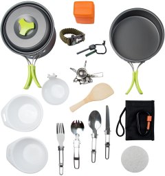 MalloMe Camping Cookware Mess Kit