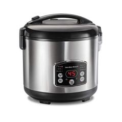 Hamilton Beach Rice Cooker with Steam & Rinse Basket