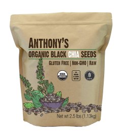 Anthony's Organic Black Chia Seeds