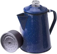 GSI Outdoors 8 Cup Enamelware Percolator Coffee Pot