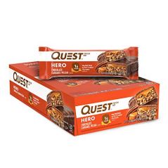 Quest Nutrition Hero Chocolate Caramel Pecan Protein Bars