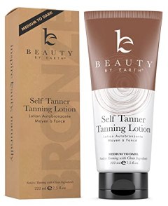 Beauty by Earth Organic and Natural Sunless Tanning Lotion, 7.5 oz.