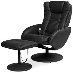 Best Choice Products Faux Leather Electric Massage Recliner