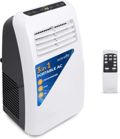 SereneLife 3-in-1 Portable Air Conditioner with Built-in Dehumidifier Function