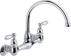 Peerless Two-Handle Wall Mount Faucet