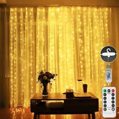 Honche LED Curtain String Lights