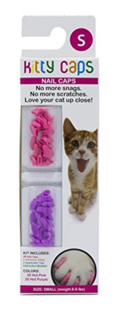 Kitty Caps Nail Caps for Cats, 40 pieces
