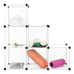 LANGRIA Modular Shelving, DIY Closet Organization System, Plastic Wire Storage Cubes
