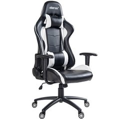 Merax High Back Gaming Chair with Lumbar Support and Headrest