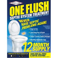 One Flush Septic Tank Treatment Packets