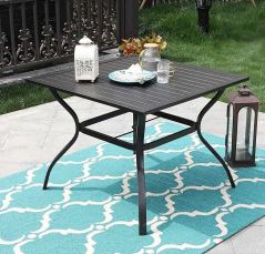 Latitude Run  Strassen Steel Dining Table
