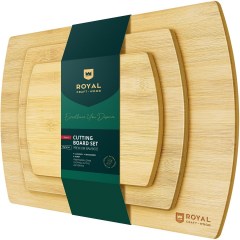 Royal Craft Wood Cutting Board Set