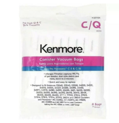Kenmore 8 Pack Style C/Q Canister Vacuum Bags