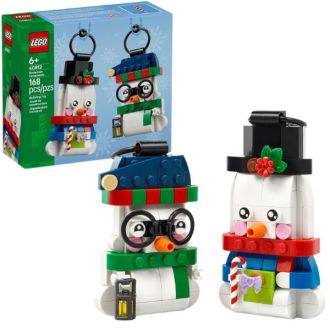 LEGO  Snowman Ornaments