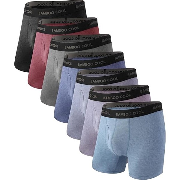 Bamboo Cool 4- or 7-pack Boxer Briefs