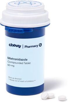 Chewy Pharmacy Metronidazole Compounded Chicken Flavored Bisect Tablet