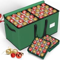 Keten Christmas Ornament Storage Box